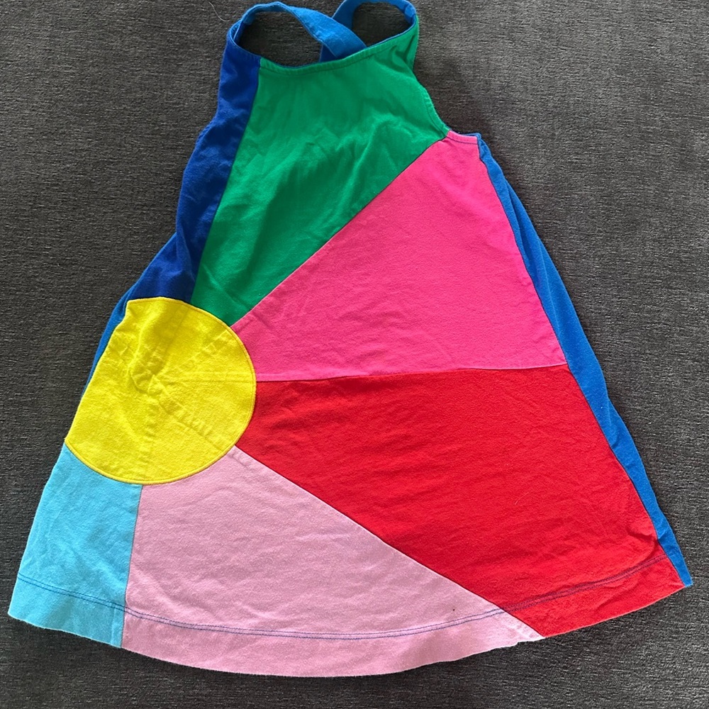 Mini Boden Sunshine Rainbow Dress